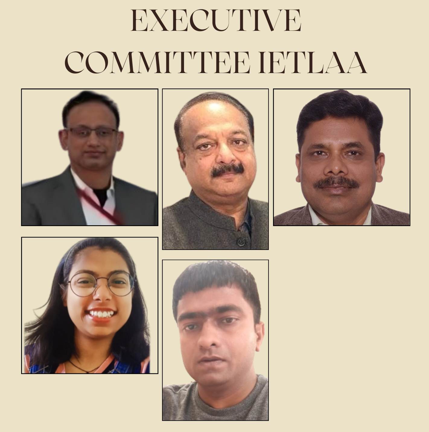 Executive Committee of the IET Lucknow Alumni Association